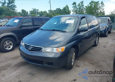 2004 Honda Odyssey Ex-L из США, поврежденный, VIN 5FNRL189X4B045459